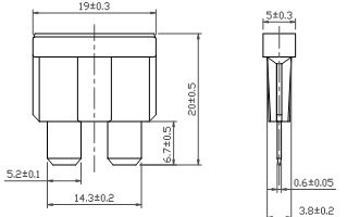 DISSMANN FUSE DFN-H AUTOMOTIVE BLADE FUSE-01 DISSMANN FUSE DFN-H AUTOMOTIVE BLADE FUSE-01